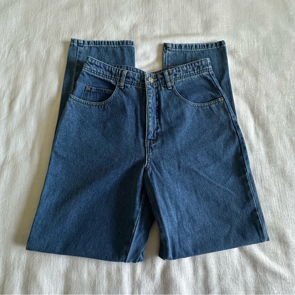 Sigrid Olsen Jeans Womens 8 Blue Classic Fit Denim High Rise Straight Leg NWT